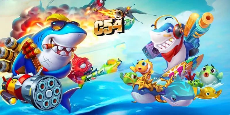 Các loại súng trong game bắn cá tại C54 vô cùng đa dạng